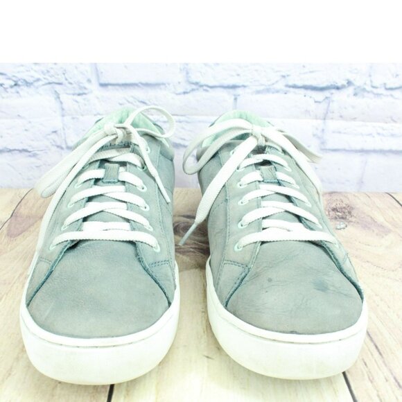 LL Bean Eco Bay Green Nubuck Leather Lace Up Casual Oxford Shoes Size 11 M - Picture 6 of 11